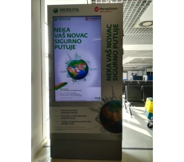 Totemi - Led Displej – Aerodrom Nikola Tesla - A2A3 Gate NG a (Cena je za 22 ekrana)