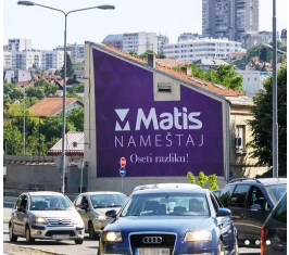 Beograd - Fasadna Reklama - Dušanovački most AG