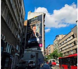 Beograd - Fasadna Reklama - Bulevar Despota Stefana 48 N (lice ka botaničkoj bašti)