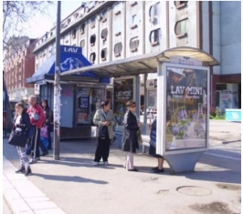 Novi Sad - Autobuska stajališta - Bulevar oslobođenja, hotel Novi Sad