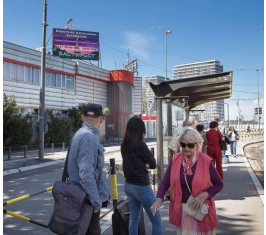 Beograd - LED Ekran - Autobuska stanica (Savski most)