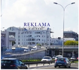 Beograd - Reklama na krovu - Kod Beogradske Arene MP